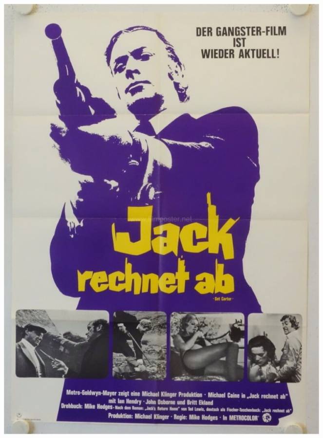 Get Carter original release german movie poster